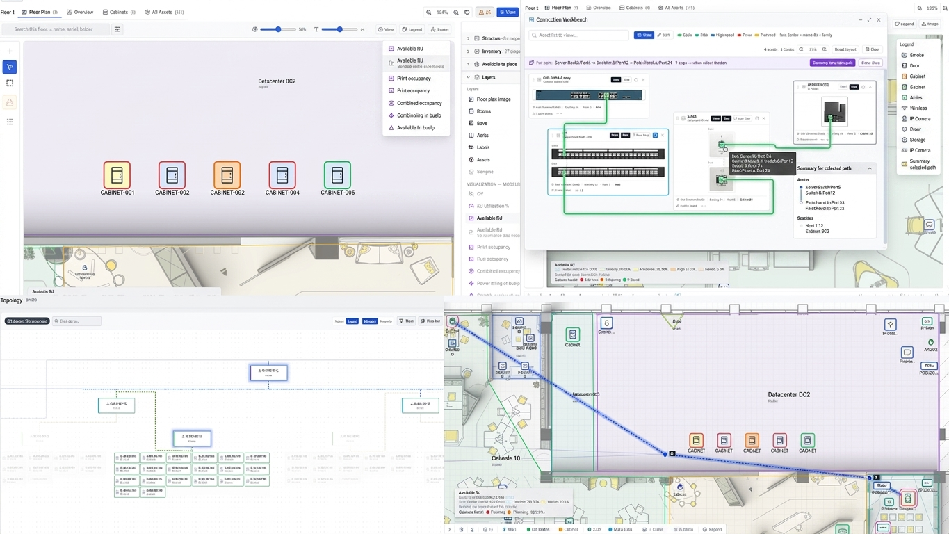 Afeen Tech Floor Plan & Racks